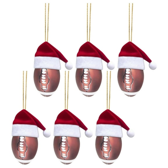 Christmas Tree Decorations Football Baseball Basketball Sports Theme Ornament Set