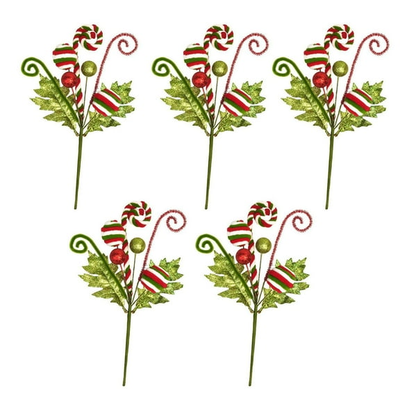 Christmas Tree Decoration Ornaments With Shimmering Design And Creative Cuttings, 34Cm Height Smooth Surface Easy To Decorate, 5 Pack For Festive Gatherings And Creative Gifts