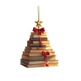 thumbnail image 1 of Christmas Tree Decoration Pendant Christmas Decoration 2D Flat Book Shelf Christmas Pendant, 1 of 4