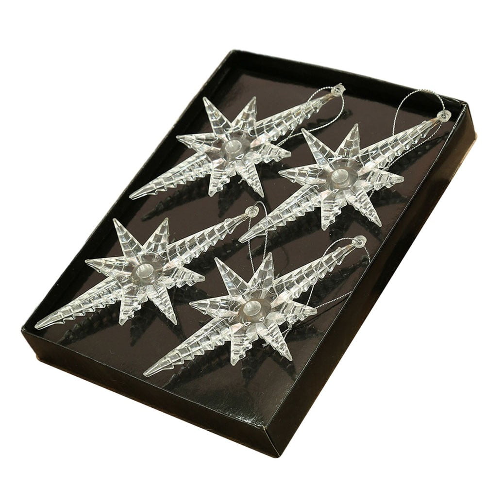 Christmas Tree Decoration for Crystal Ornaments Snowflake Christmas