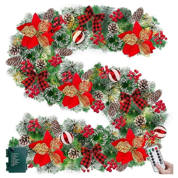 Christmas Tree Decorations 106 Inch Christmas Vine Faux Decorative Christmas Tree Vine Hanging Ornament Scene Layout Christmas Tree Ornaments