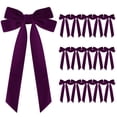 thumbnail image 1 of Christmas Tree Decorations 16 Velvet Christmas Bows for Christmas Tree Garlands, Gift Wrapping, Crafts, Wedding Parties, Snack Bags, Baked Candy Bags, Home Décor Christmas Gift Bags, 1 of 6