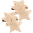 thumbnail image 1 of Christmas Tree Decorations 20 Pcs Pendant Craft Burlap Fabric Cutouts Pieces Ornaments Round Crafts Numb, 1 of 6