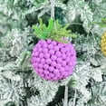 thumbnail image 1 of Christmas Tree Decorations 3.94inch Christmas Balls Christmas Ball Ornaments Purple Shatterproof Plastic Balls Decorative Big Hanging Ornaments for Xmas Tree Holiday Party Wedding Decor, 1 of 6