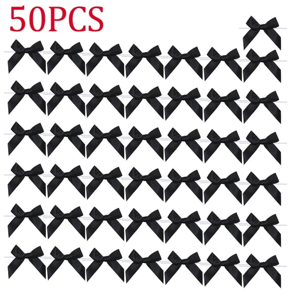 Christmas Tree Decorations 50PCS，Ornament Set-Piece Magic Wands with Pre-Tied Satin Ribbon Bows for Festive Holiday Decor and Crafting