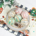 thumbnail image 1 of Christmas Tree Decorations, 6Pcs Gold Candy Sprinkle Christmas Balls with Colorful Embellished Pattern, Shatterproof Glitter Ornament Set for Holiday Tree and Party Décor 2025 Collection, 1 of 8