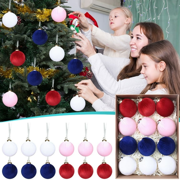 Christmas Tree Decorations Balls, 6CM/12pcs Christmas Christmas Decoration Christmas Pendant Christmas Tree Decoration Pendant Christmas