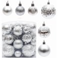 thumbnail image 1 of Christmas Tree Decorations, Candy Cane Christmas Decorations 50 PCS Christmas Ball Ornaments Set, Christmas Ornaments Balls Shatterproof Hanging Ornaments Kit, 1 of 4