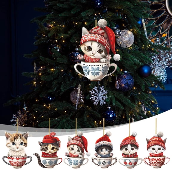 Christmas Tree Decorations, Christmas 2D Decoration Christmas Decorations Christmas Tree Pendant A One Size