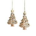 thumbnail image 1 of Christmas Tree Decorations, Christmas Ornaments, Shatterproof Hanging Christmas Tree Ornaments Two Per Pack, Gold Christmas Tree Decorations for Holiday Home Decor, 1 of 6