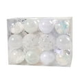 thumbnail image 1 of Christmas Tree Decorations Clearance Sale Sales Today Clearance 24ct Christmas Ball Mini Ornaments Party Decorations Shatterproof Festival Pendant Hangings for Xmas Tree Decor(2.36"/60mm,White), 1 of 1