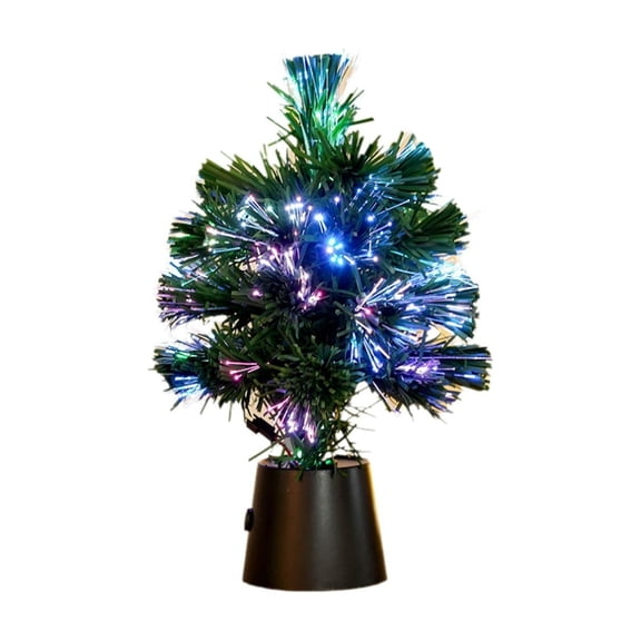 Christmas Tree Decorations Colorful Fiber Luminous Christmas Tree Ornaments Christmas Tree Lights
