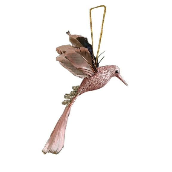 Christmas Tree Decorations, Flying Birds Ornaments, Faux Flying Birds Clip-On Christmas Tree Branch Decorations, Lightweight Foam Material, Realistic Colorful Holiday Hanging Props