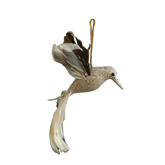 Christmas Tree Decorations, Flying Birds Ornaments, Faux Flying Birds Clip-On Christmas Tree Branch Decorations, Lightweight Foam Material, Realistic Colorful Holiday Hanging Props