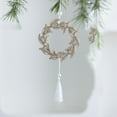thumbnail image 1 of Christmas Tree Decorations, Glitter Lace Reindeer Pendant Hanging Ornament With Tassel For holiday and home Party Window Door Fireplace Christmas Ornament Festival Seasonal Display, 1 of 5