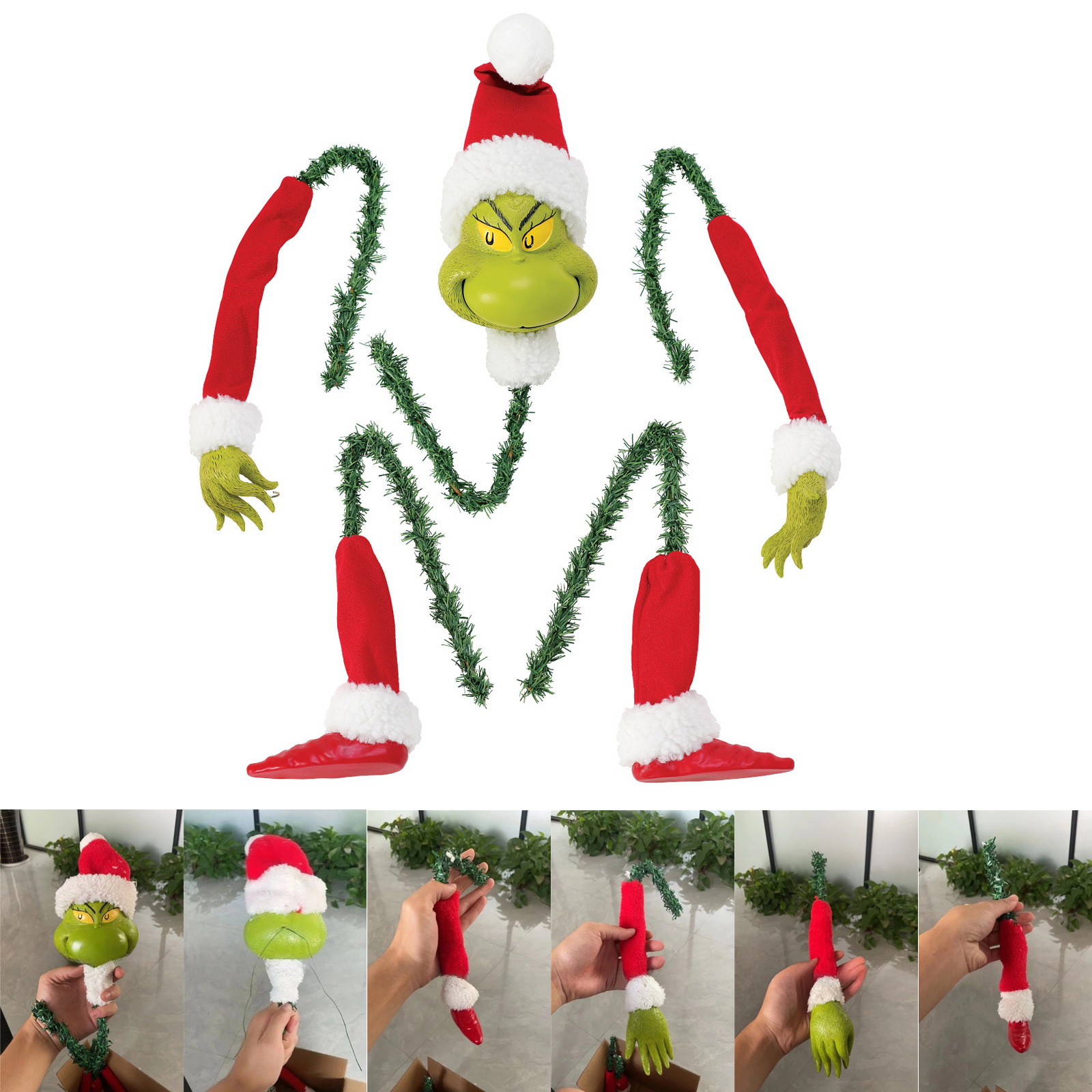Christmas Tree Decorations Grinch Arm Leg Xmas Tree Ornament Pendant