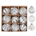 thumbnail image 1 of Christmas Tree Decorations Holiday Ornaments Christmas Tree Decoration Balls with Lanyard Sparkling and Non-Deformable Christmas Ball Pendant Decoration Christmas Tree Decorations Set, 1 of 1