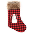 thumbnail image 1 of Christmas Tree Decorations, Hwkond Fashion Christmas Black Red Plaid Socks Gift Bag Christmas Tree DecorationsUp to 60% Off Clearance Sale, 1 of 6