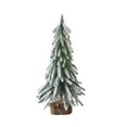 thumbnail image 1 of Christmas Tree Decorations, Mini Christmas Tree, Small Falling Snow Tree Desktop Holiday Scene Arrangement, Multicolor Plastic and Wood Tabletop Ornament, 1 of 7