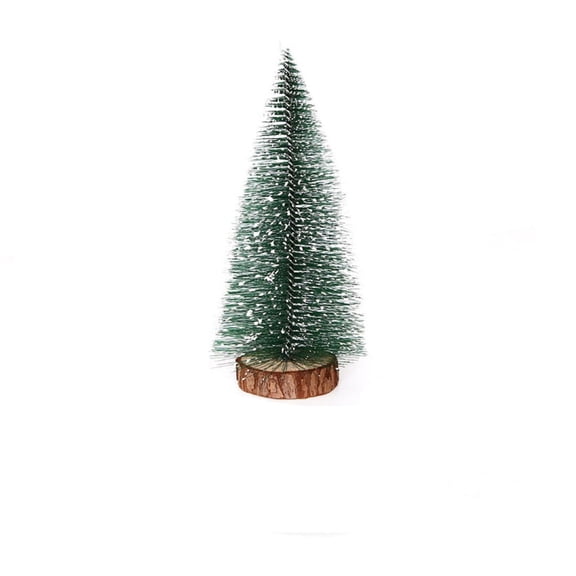 Christmas Tree Decorations,Mini Christmas Tree Stick,White Cedar Style Tabletop,Artificial Christmas Trees for Holiday Home Office Desk Indoor,Small ,3.94INCH