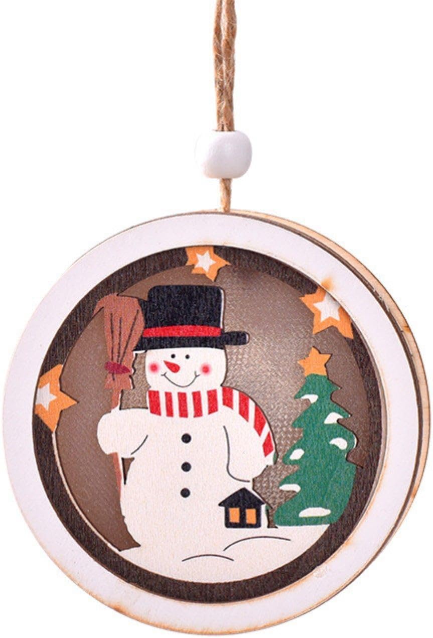 Christmas Tree Decorations, Christmas New Wooden Christmas Decorations