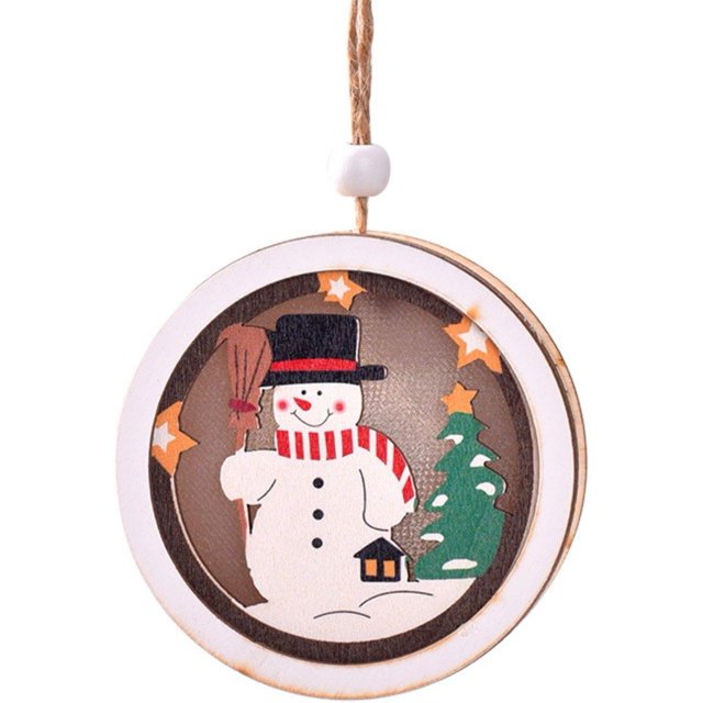 Christmas Tree Decorations, Christmas New Wooden Christmas Decorations