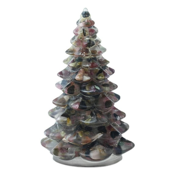 Christmas Tree Decorations Resin Christmas Tree Home Mini Decoration Christmas Tabletop Ornaments Small Christmas Tree