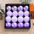 thumbnail image 1 of Christmas Tree Decorations Set for Christmas Valentines, 16ct Shatterproof Christmas Ball Ornaments Bulk, 2.36 Inches Elegant Hanging Ornaments for Xmas Holiday Wedding Decor, 1 of 7