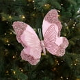 thumbnail image 1 of Christmas Tree Decorations, Sparkling Butterfly Ornaments with Clip for Xmas Tree, Wedding, Festival Party Decor, 1 of 6
