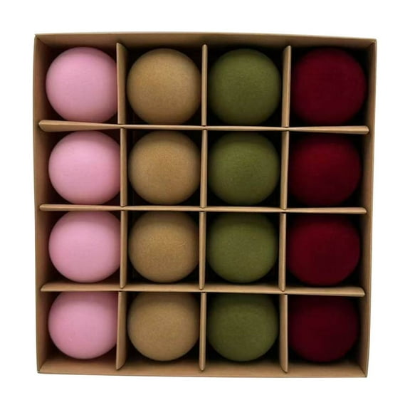 Christmas Tree Decorations Velvet Christmas Balls Flocked Christmas Tree Ornaments Plastic Balls Christmas Decoration Pendants Christmas Tree Ornaments Christmas Tree Ornaments