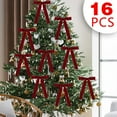 thumbnail image 1 of Christmas Tree Decorations, Velvet Tree Bows, 16pcs Velvet Bow Set for Christmas Tree, Holiday Wreath and Garland Embellishments, Soft Luxurious Silk-Like, Easy Tie-On, Versatile Festive Decor, 1 of 6