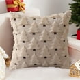 thumbnail image 1 of Christmas Tree Decorative Throw Pillow Covers Christmas Pillow Covers Throw Christmas Tree Snowflake Pillowcase Pillow Cases Party Supplies 18x18", 1 of 7