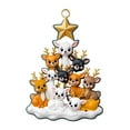 thumbnail image 1 of Christmas Tree Deer Pendants, Christmas Deer Stacking Decorations, Christmas Tree Decorations for Deer Lovers Christmas Tree Decorations, 1 of 5