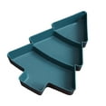 thumbnail image 1 of Christmas Tree Design Divided Serving Platter for Festive Fruit Display and Holiday Party Snack Tray with Multiple Compartments Ideal Food Storage Container, 1 of 3