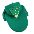 thumbnail image 1 of Christmas Tree Dog , Hooded Pet Pajamas Outfit with Tree Pattern, Warm Winter Coat for Small Dogs Cats, Festive Holiday Apparel for Parties & Daily Wear, L, 1 of 4