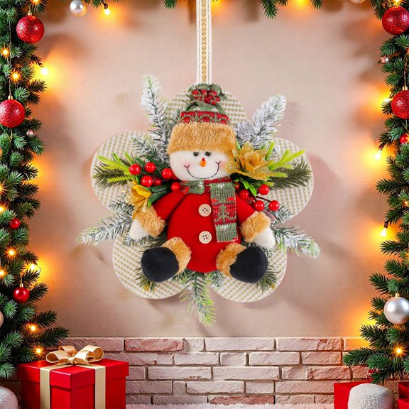 Christmas Tree Door Hanging Pendant, Holiday Home Decor for Christmas and Thanksgiving, Family Gathering and Hostess Gift, Indoor Mantel Display for Seasonal Celebration Akmoler