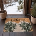 thumbnail image 1 of Christmas Tree Doormat, Home Indoor Outdoor Patio Winter Welcome Door Mat, Non-Slip Entrance Mat For Home Entrance Outside Entry, 1 of 6