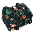 thumbnail image 1 of Christmas Tree Double Layered Insulated Lunch Bag with Two Compartments - Large Capacity 7.1x11.4x16.1 Inches Hand-Carry Lunch Bags for Refrigerated Meals, 1 of 6