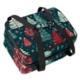 thumbnail image 1 of Christmas Tree Double Layered Insulated Lunch Bag with Two Compartments - Large Capacity Refrigerated Meal Bag for Hand Carry - 7.1x11.4x16.1 Inches, 1 of 6
