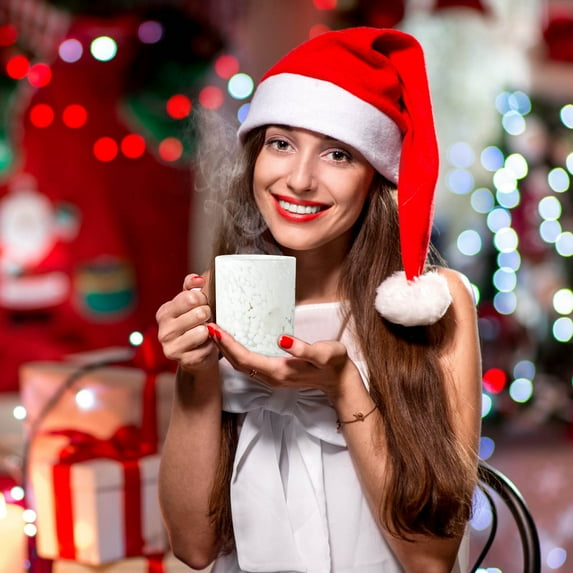 Christmas Tree Double Old Fashion Glass , Polka Dot - Whiskey & Bourbon Glasses for Festive Entertaining, Old-Fashioned & Rocks Glasses for Holiday Drinks