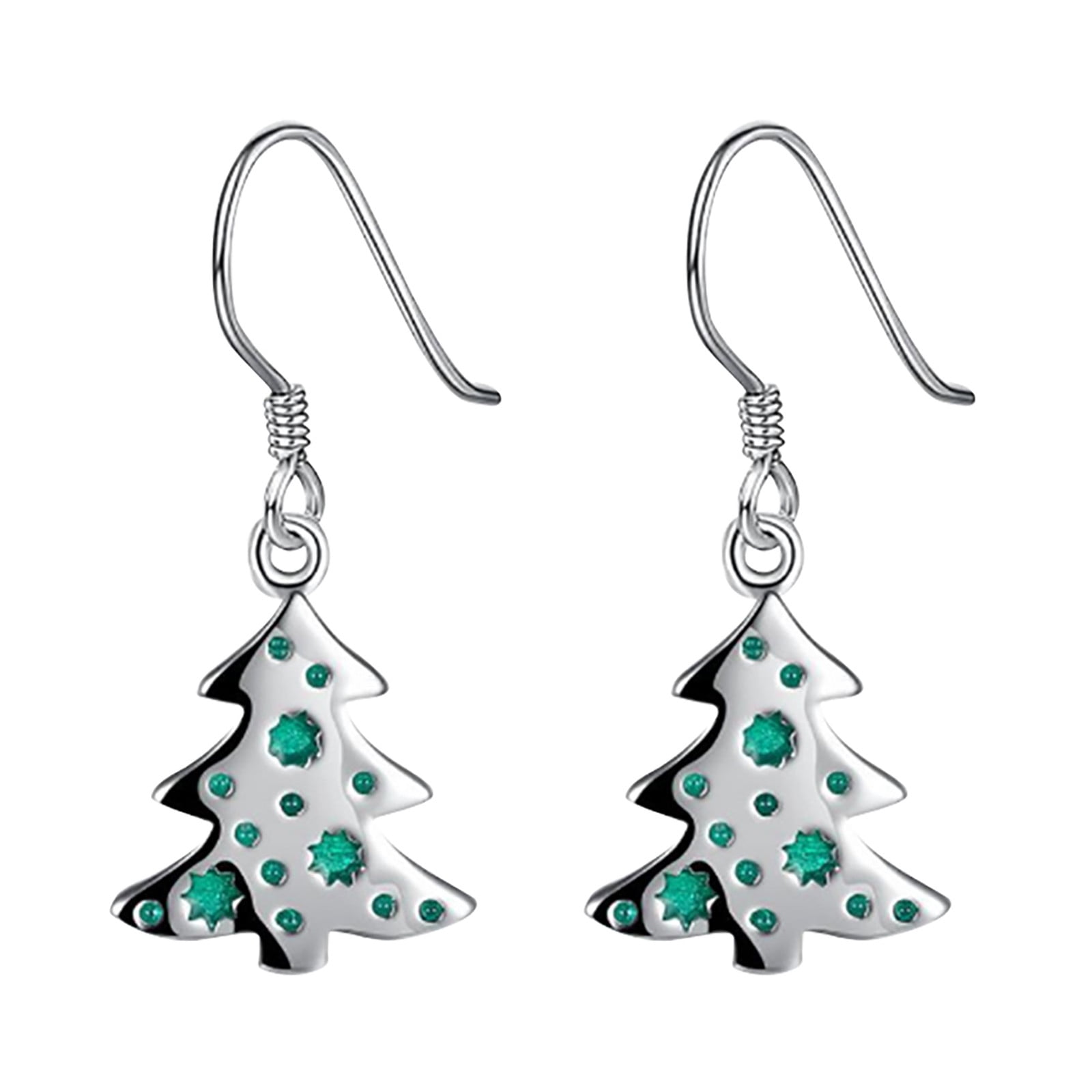 Christmas Tree Earrings Creative Holiday Party Earrings Jewelry ...