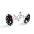 thumbnail image 1 of Christmas Tree Elegant Stainless Steel Cufflinks Set for Men, for Formal Attire, Ideal for Business Meetings and Weddings, 1 of 6