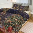 thumbnail image 1 of Christmas Tree Elk Snowflakes Bedding Sets Twin Duvet Cover 3 Piece Cute Bed Set for Boys Girls Kid, 1 of 6