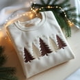 thumbnail image 1 of Christmas Tree Embroidered Sweatshirt, Christmas Tee for Women, Christmas Tree Tshirt, Merry Christmas Shirt, Holiday Sweater,Christmas Gift, 1 of 5