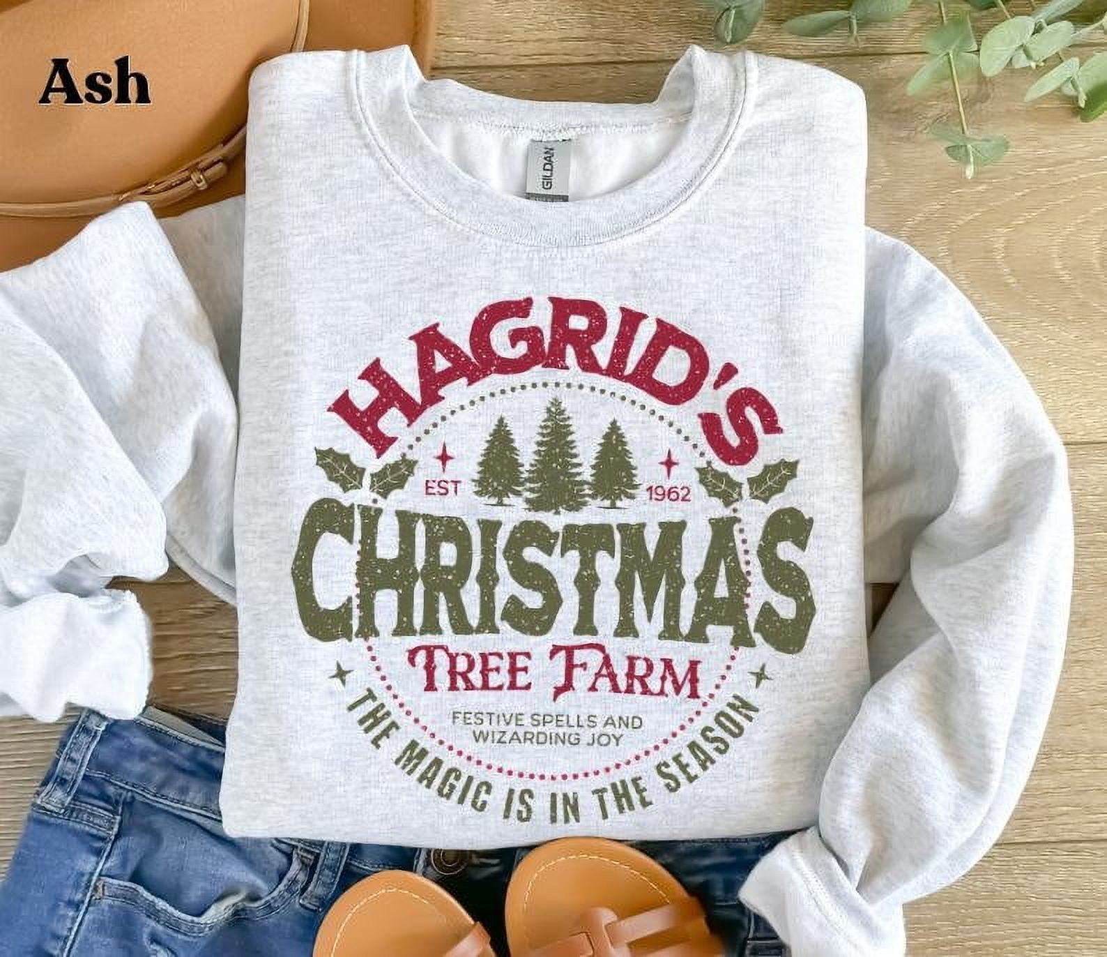 Christmas Tree Farm Sweatshirt Perfect Gift for Harry Potter Fans and