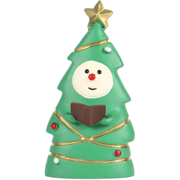 Christmas Tree Figurines Christmas Stocking Stuffers White Elepant Gifts for Women Desk Accessories, Green