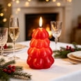 thumbnail image 1 of Christmas Tree Flameless LED Candle with Warm Constant Light, Battery Operated for Mantel Shelf Desk Party Winter Season Decor Gift, 1 of 6
