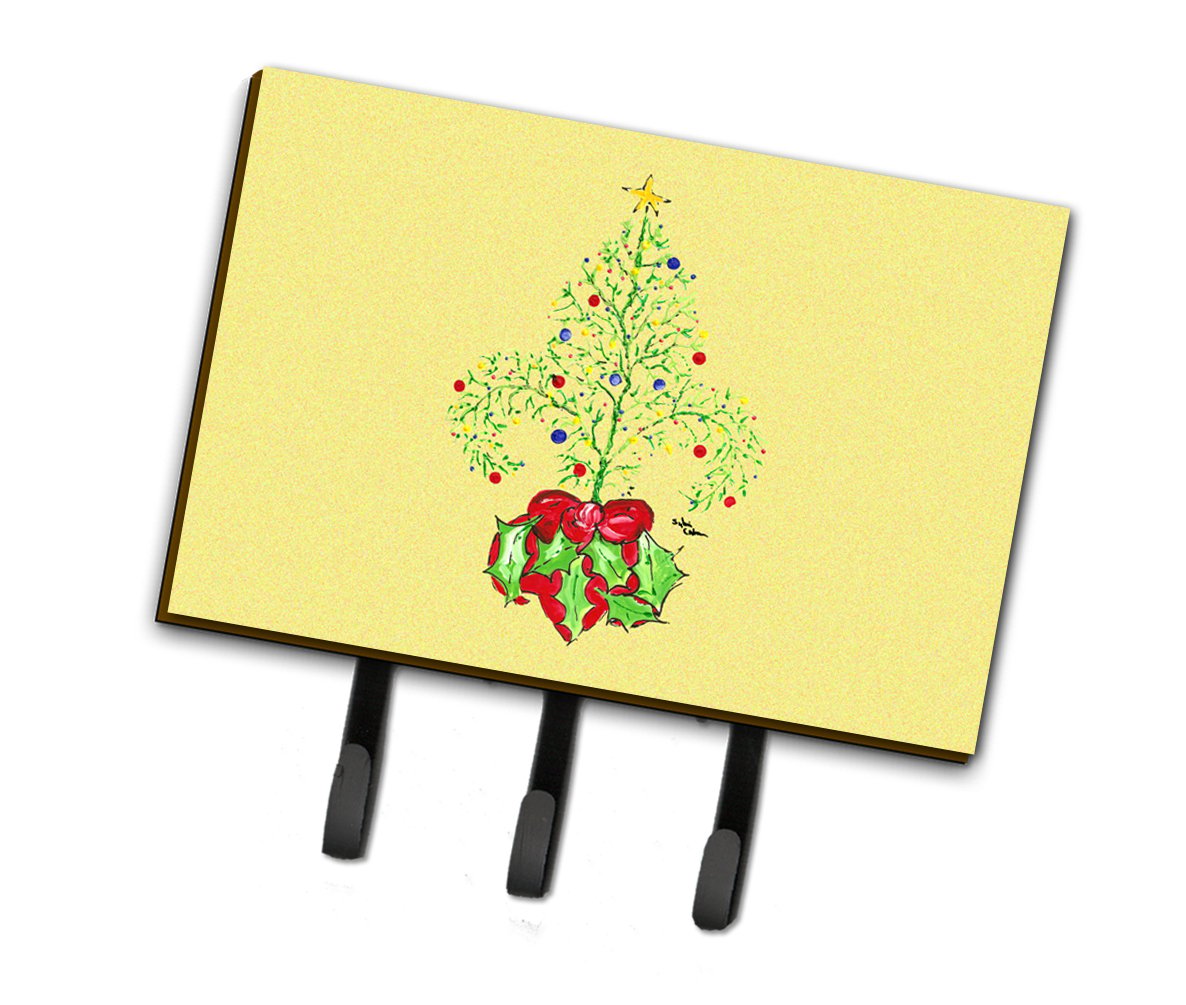 Christmas Tree Fleur de lis Leash or Key Holder