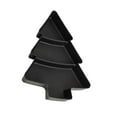 thumbnail image 1 of Christmas Tree Fruit Tray – 15" Plastic Divided Serving Platter for Holiday Parties, Snacks & Appetizers (Dishwasher Safe BPA-Free Party Decor), 1 of 2