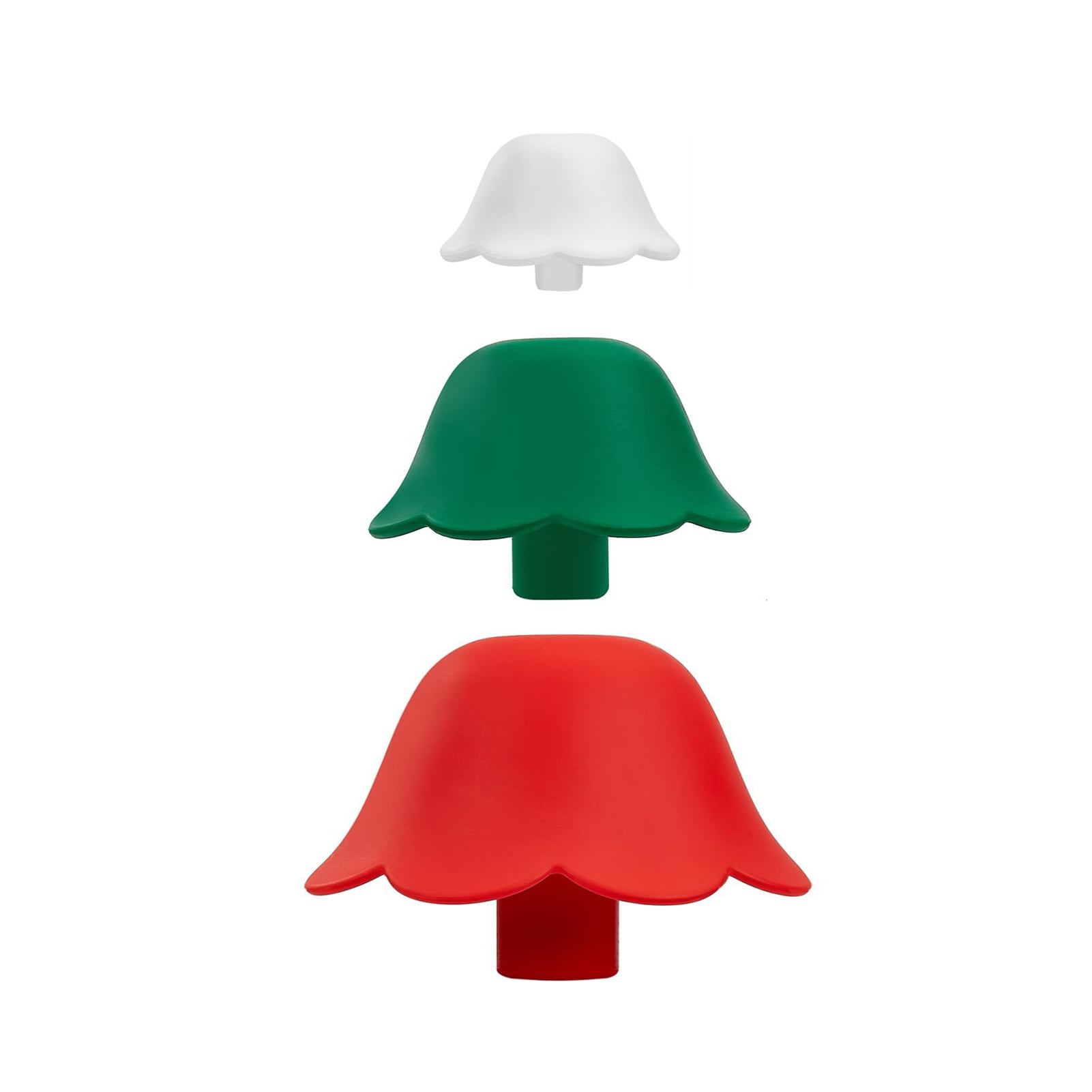 Christmas Tree Funnel Set Silicone Foldable BPA Free Food Safe Wide